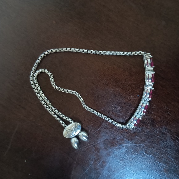 Bolo bracelet ruby rythm and muse - Picture 2 of 3